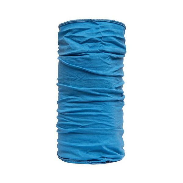 Komin zimowy z welny merino Sensor. Niebieskie szaliki Sensor, bez wzorów, z materiału. Za 120.95 zł.