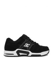 DC Shoes Sneakersy EO-AT-2 DC02906001 Czarny. Czarne buty sportowe casual DC Shoes, bez wzorów, z nubiku, bez zapięcia. Za 469.99 zł.
