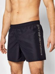 EA7 Emporio Armani Szorty kąpielowe 902035 CC720 00020 Czarny Regular Fit. Czarne kąpielówki EA7 Emporio Armani, m, bez wzorów, z syntetyku. Za 219.99 zł.