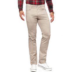 WRANGLER SPODNIE MĘSKIE ARIZONA DESERT TAUPE W12ORW227 112126446. Spodnie materiałowe Wrangler, na co dzień, l, bez wzorów, z materiału. W wyprzedaży za 89.99 zł.