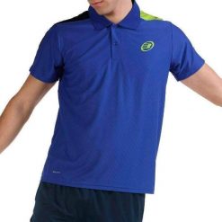 Bullpadel Colan Polo Shirt. Niebieskie koszulki polo bullpadel, bez wzorów, bez kołnierzyka, bez ramiączek. Za 172.50 zł.