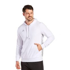 Hoodie Erima Essential Team. Białe bluzy Erima, m, bez wzorów, z kapturem. Za 228.50 zł.