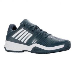 Buty do chodzenia męskie K-Swiss Court Express Hb. Niebieskie buty sportowe casual K-SWISS, bez wzorów, z materiału, bez zapięcia. Za 476.00 zł.