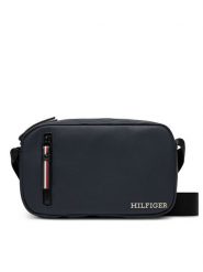 Tommy Hilfiger Saszetka Th Pique Ew Reporter AM0AM11780 Granatowy. Niebieskie saszetki i nerki Tommy Hilfiger, bez wzorów, ze skóry. Za 219.99 zł.