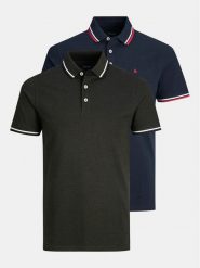 Jack&Jones Komplet 2 koszulek polo Paulos 12191216 Kolorowy Slim Fit. Koszulki polo Jack&Jones, m, bez wzorów, z bawełny, bez kołnierzyka, bez ramiączek. Za 199.99 zł.