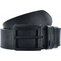 Czarny Skórzany Pasek Męski Big Star. Czarne paski Big Star Accessories, z aplikacjami, ze skóry, eleganckie. Za 139.00 zł.