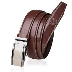 Skórzany pasek BETLEWSKI AUTO-LIC30 BR 85_K3 brązowy. Brązowe paski Betlewski, bez wzorów, z materiału. Za 99.00 zł.