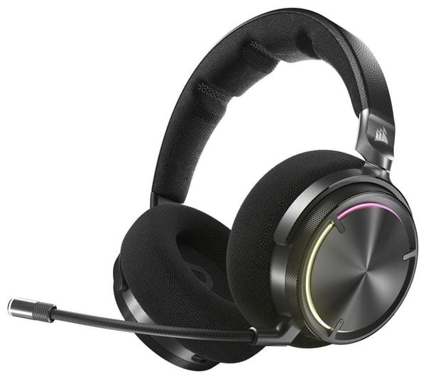 Corsair Virtuoso Max Wireless czarny. Czarne słuchawki bezprzewodowe CORSAIR. W wyprzedaży za 899.00 zł.