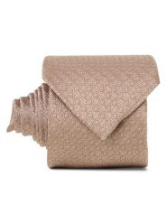 Andrew James Krawat wykonany z jedwabiu Mężczyźni Jedwab brązowy|beżowy, ONE SIZE. Brązowe krawaty i muchy Andrew James, bez wzorów, z jedwabiu. Za 119.95 zł.