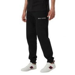 Spodnie sportowe męskie Helly Hansen Core. Czarne spodnie treningowe długie Helly Hansen, m, bez wzorów, z dresówki. Za 457.00 zł.