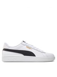 Puma Sneakersy Smash 3.0 390987-11 Biały. Białe buty sportowe casual Puma, bez wzorów, ze skóry, bez zapięcia. Za 159.99 zł.