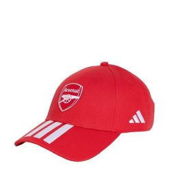 CZAPKA Z DASZKIEM ARSENAL FC. Białe czapki z daszkiem Adidas, bez wzorów, z bawełny. Za 99.95 zł.