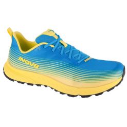 Buty do biegania męskie, Trailfly Speed. Niebieskie buty do biegania Inov-8, bez wzorów, z gumy, bez zapięcia, do biegania. Za 499.99 zł.