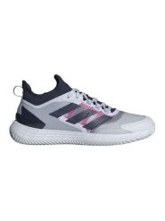 Adidas Buty "Adizero Ubersonic 4.1 CL" w kolorze szaro-czarnym do tenisa rozmiar: 40 2/3. Czarne buty treningowe Adidas, bez wzorów, z materiału, tenisowe. Za 310.38 zł.