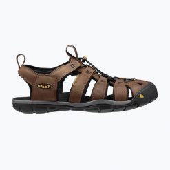 Sandały męskie KEEN Clearwater Cnx. Brązowe sandały Keen, bez zapięcia. Za 459.99 zł.
