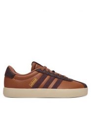 Adidas Sneakersy Vl Court 3.0 Shoes KI2116 Brązowy. Brązowe buty sportowe casual Adidas, bez wzorów, ze skóry, bez zapięcia. Za 299.99 zł.