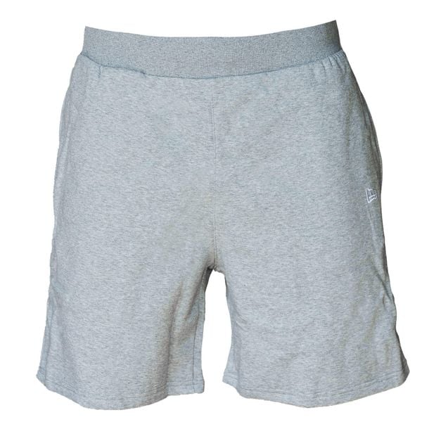 Szorty New Era Essentials. Szare krótkie spodenki sportowe New Era, l, bez wzorów, z bawełny. Za 189.99 zł.
