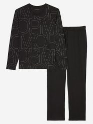 Marc O´Polo Bodywear Piżama w kolorze czarnym rozmiar: L. Czarne piżamy l, bez wzorów, z bawełny, bez ramiączek. Za 163.64 zł.