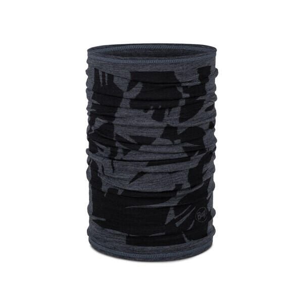 Komin chusta wielofunkcyjna z wełny merino lightweight. Szare szaliki Buff, bez wzorów, z wełny. Za 119.00 zł.