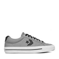 Tenisówki Converse. Szare trampki Converse, bez wzorów, bez zapięcia, tenisowe. Za 259.99 zł.