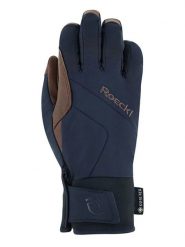 Roeckl SPORTS Rękawiczki narciarskie "Sahoro GTX" w kolorze brązowo-czarnym rozmiar: 9,5. Brązowe rękawiczki Roeckl SPORTS, bez wzorów, z gore-texu. Za 345.95 zł.