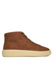 Blauer Trzewiki Buck 08 F5BUCK08 Brązowy. Brązowe botki sznurowane Blauer, bez wzorów, ze skóry, bez obcasa, bez zapięcia. Za 559.99 zł.