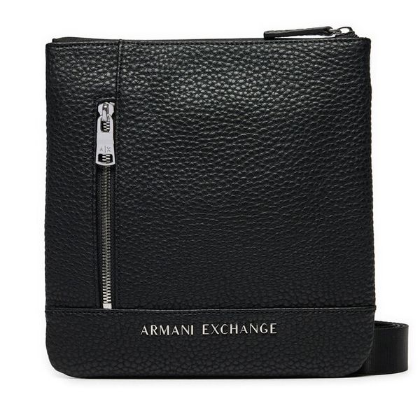 Saszetka Armani Exchange. Czarne saszetki i nerki Armani Exchange, bez wzorów. Za 399.99 zł.
