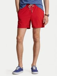 Polo Ralph Lauren Szorty kąpielowe 710907255005 Czerwony Classic Fit. Czerwone kąpielówki Polo Ralph Lauren, m, bez wzorów, z bawełny. Za 269.99 zł.