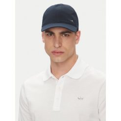 Czapka z daszkiem Paul&Shark. Niebieskie czapki z daszkiem PAUL&SHARK, bez wzorów. Za 419.99 zł.