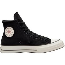 Buty sportowe męskie Converse Chuck 70. Czarne trampki sportowe Converse, bez wzorów, z zamszu, bez zapięcia. Za 590.00 zł.