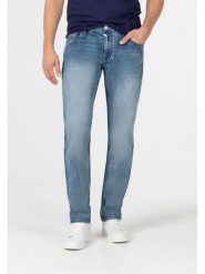 Timezone Dżinsy "EduardoTZ" - Slim fit - w kolorze niebieskim rozmiar: W40/L34. Niebieskie jeansy Timezone, l. Za 190.45 zł.