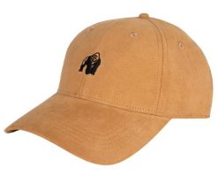 Cody Suede Czapka - Beżowy. Brązowe czapki z daszkiem GORILLA WEAR, bez wzorów, z poliesteru. Za 160.00 zł.