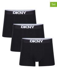 DKNY Bokserki (3 pary) w kolorze czarnym rozmiar: S. Czarne bokserki DKNY, s, bez wzorów. Za 62.90 zł.