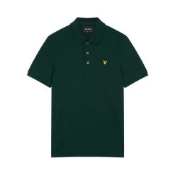 Zwykła koszulka polo Lyle & Scott. Zielone koszulki polo LYLE AND SCOTT, m, bez wzorów, bez kołnierzyka, bez ramiączek. Za 305.90 zł.
