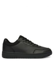 Tommy Hilfiger Sneakersy Th Basket Core Lite Lth FM0FM05713 Czarny. Czarne buty sportowe casual Tommy Hilfiger, bez wzorów, ze skóry, bez zapięcia. Za 409.99 zł.