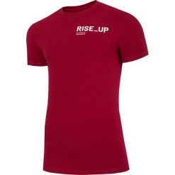 T-shirt męski TSM211 - ciemna czerwień. T-shirty marki 4F. Za 29.99 zł.