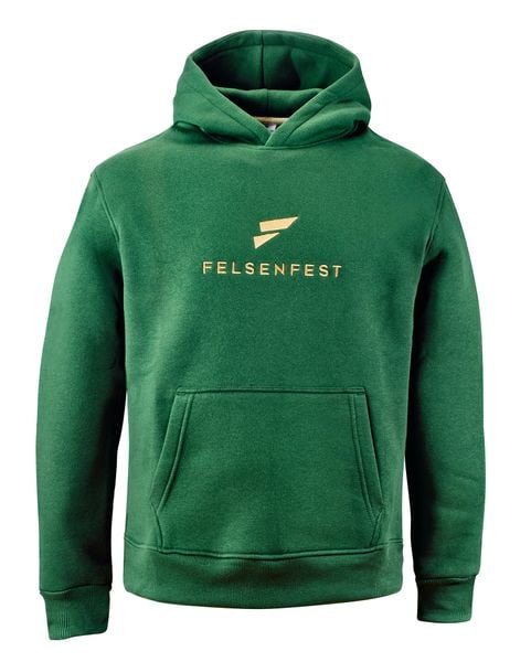 Bluza rozgrzewkowa Slopers. Czarne bluzy z kapturem FELSENFEST, m, z aplikacjami, z materiału, z kapturem. Za 289.99 zł.