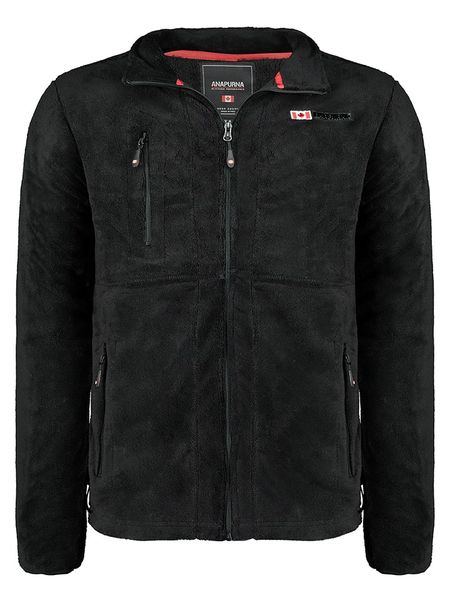 ANAPURNA Kurtka polarowa w kolorze czarnym rozmiar: XL. Czarne kurtki ANAPURNA, xl, bez wzorów, z polaru, bez kaptura. Za 96.14 zł.