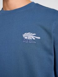 MESKA BLUZA LEE REGULAR CORE SWS ORION BLUE 112363878. Niebieskie bluzy Lee, m, bez wzorów, bez kaptura. Za 159.99 zł.
