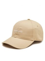 Calvin Klein Czapka z daszkiem Monologo Embro K50K512180 Beżowy. Brązowe czapki z daszkiem CALVIN KLEIN, bez wzorów, z bawełny. Za 99.99 zł.