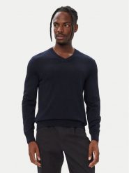 BOSS Sweter H-Melba-L 50571907 Granatowy Regular Fit. Niebieskie swetry rozpinane Boss, l, bez wzorów, z wełny, bez kołnierzyka, bez ramiączek. Za 679.99 zł.