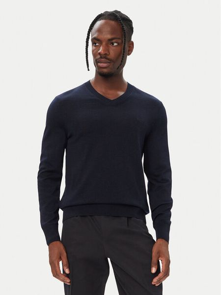 BOSS Sweter H-Melba-L 50571907 Granatowy Regular Fit. Niebieskie swetry rozpinane Boss, l, bez wzorów, z wełny, bez kołnierzyka, bez ramiączek. Za 679.99 zł.