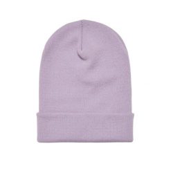 Czapka Ciężkiej Grubości Długa. Czerwone czapki zimowe FLEXFIT, bez wzorów. Za 46.99 zł.