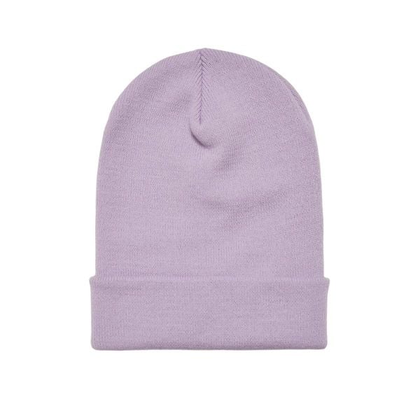 Czapka Ciężkiej Grubości Długa. Czerwone czapki zimowe FLEXFIT, bez wzorów. Za 46.99 zł.