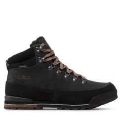 Trekkingi CMP. Czarne buty trekkingowe CMP, bez wzorów, bez zapięcia. Za 359.99 zł.