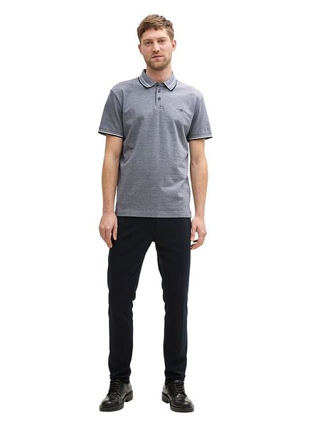 Tom Tailor Koszulka polo w kolorze szarym rozmiar: S. Szare koszulki polo Tom Tailor, s, bez wzorów, z bawełny, bez kołnierzyka, bez ramiączek. Za 52.42 zł.