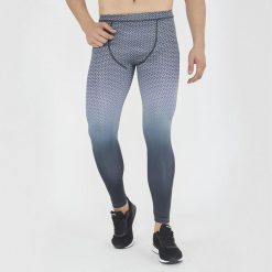 Legginsy treningowe PIRAMID męskie czarno-szare. Czarne buty treningowe ELPLAYER, bez wzorów, z jersey, na fitness i siłownię. W wyprzedaży za 84.50 zł.