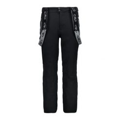Spodnie narciarskie męskie CMP 3W04467. Czarne spodnie narciarskie i snowboardowe CMP, m, bez wzorów, narciarskie. Za 699.99 zł.