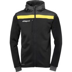 Kurtka Uhlsport Offense 23. Czarne kurtki Uhlsport, xl, bez wzorów, z polaru, z kapturem. W wyprzedaży za 211.50 zł.