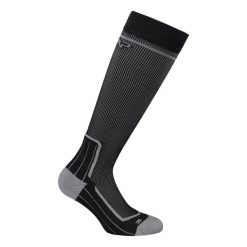 Skarpety trekkingowe CMP WOOL LONG anatomiczne długie. Czarne skarpety CMP, bez wzorów. Za 89.99 zł.